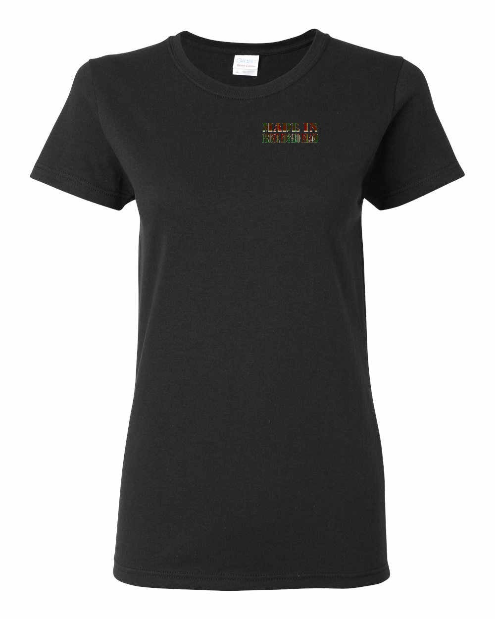 Made in PEI Tartan Left Chest Women's Tee