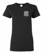 CB Saltwater Raised Folk Left Chest and Back Women's Tee