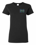 Saltwater Raised NS Left Chest and Back Women's Tee