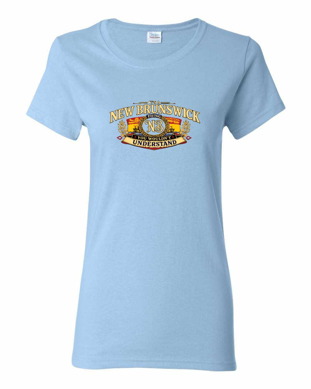 Nb Understand Full Front Women's Tee in Light Blue