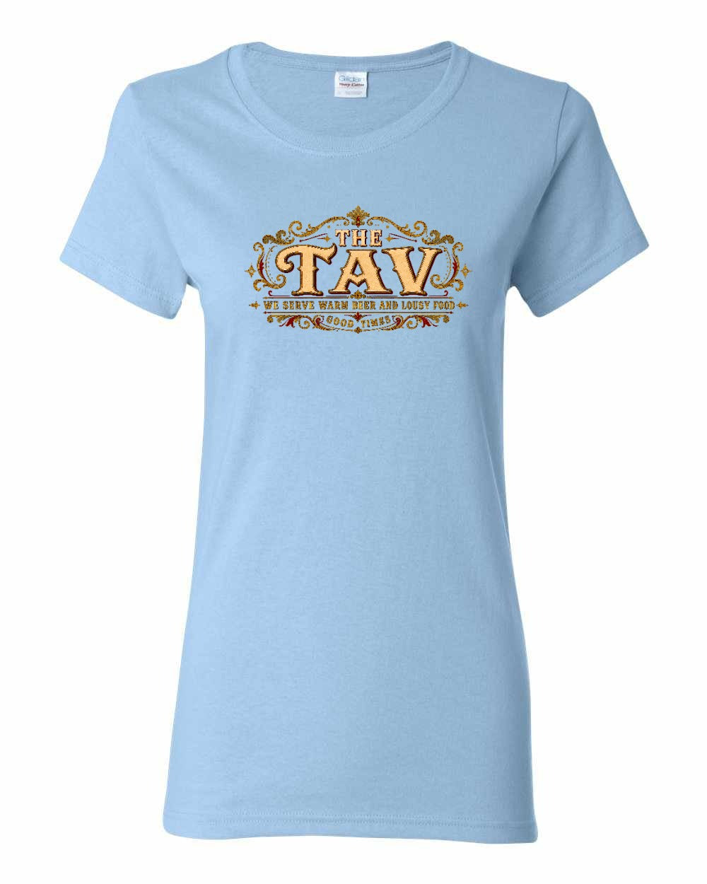 The Tav Garment Women's Tee in Light Blue