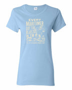 Bejezus Women's Tee in Light Blue