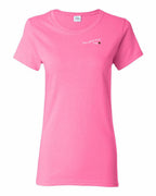 PEI Girl Tartan Heart Left Chest Women's Tee