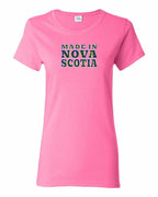 Made In NS Tartan Lettering Women's Tee