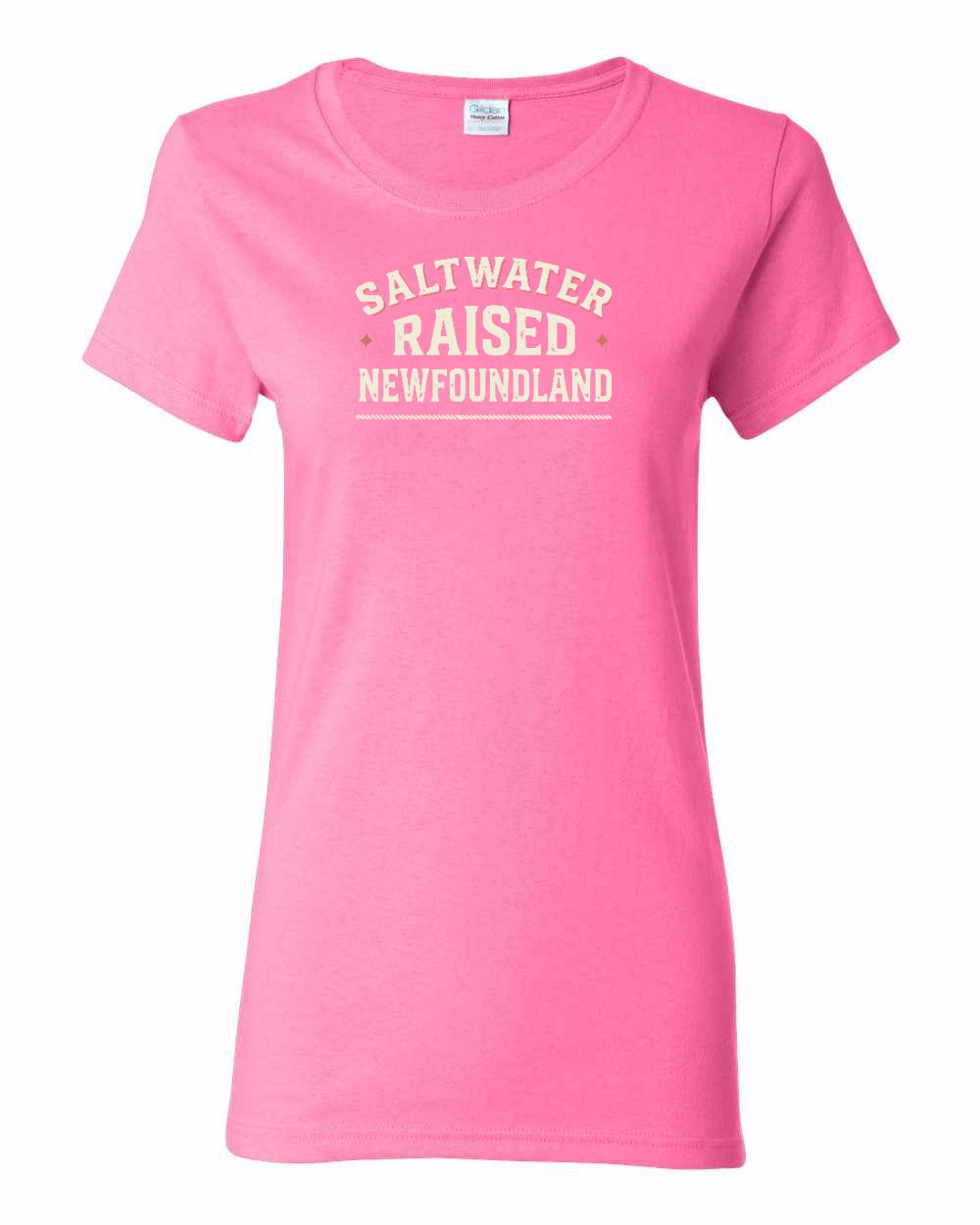 NFLD Saltwater Raised Sign Women's Tee