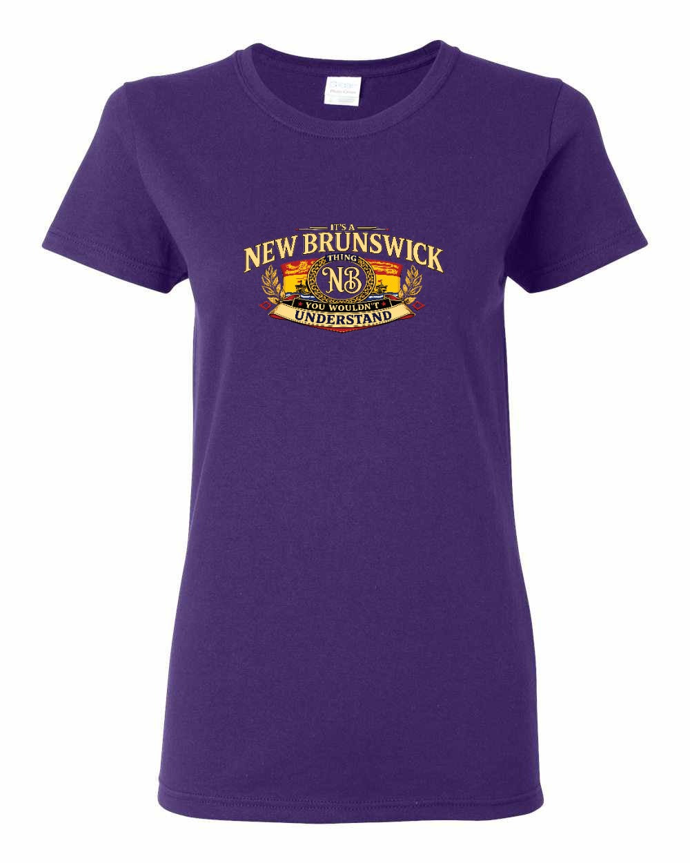Nb Understand Full Front Women's Tee in Purple
