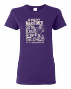 Bejezus Women's Tee in Purple