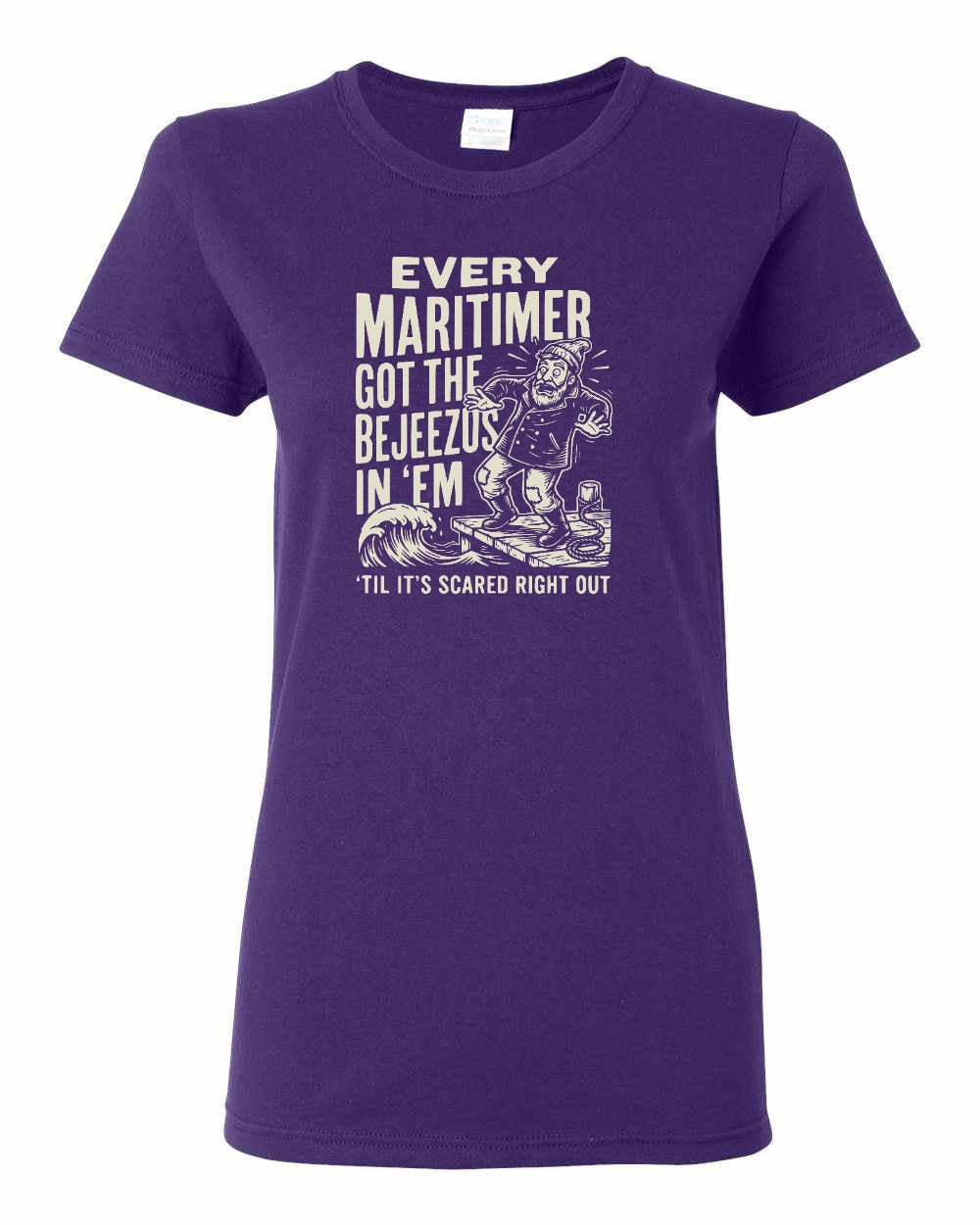Bejezus Women's Tee in Purple