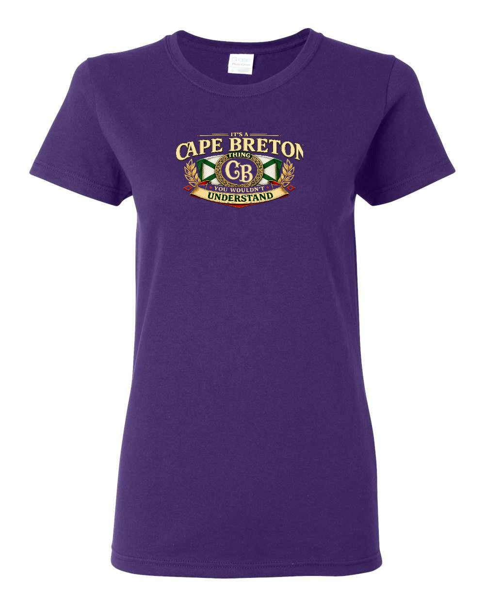 Cb Understand Women's Tee in Purple