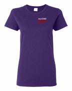 Living in Customized Made in PEI Left Chest Women's Tee