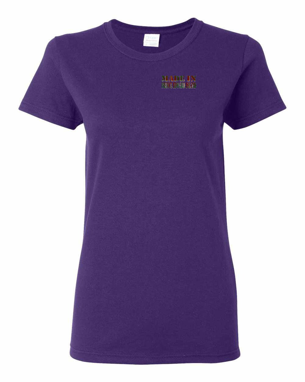 Made in PEI Tartan Left Chest Women's Tee