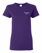 NS Girl Heart Dot Left Chest And Back Women's Tee
