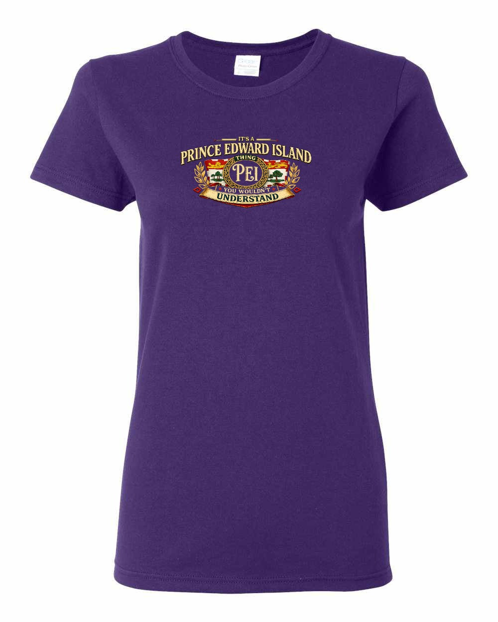 Pei Understand Women's Tee in Purple