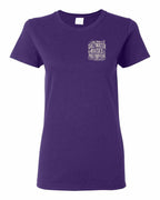 PEI Saltwater Raised Folk Left Chest Women's Tee