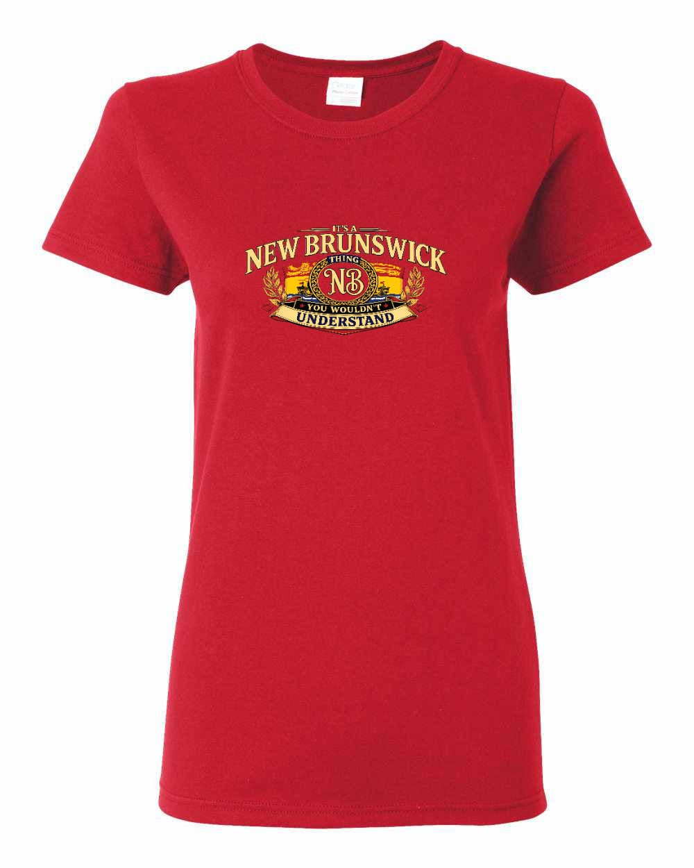Nb Understand Full Front Women's Tee in Red