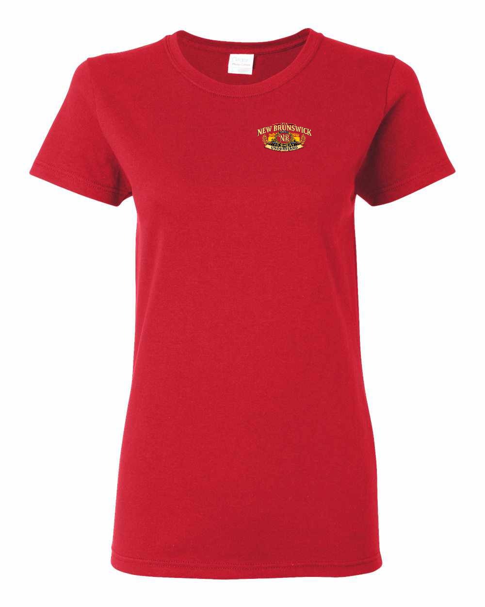 Nb Understand Left Chest and Back Women's Tee in Red