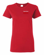 Living in Alberta Made in PEI Left Chest Women's Tee