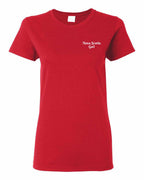 NS Girl Heart Dot Left Chest And Back Women's Tee