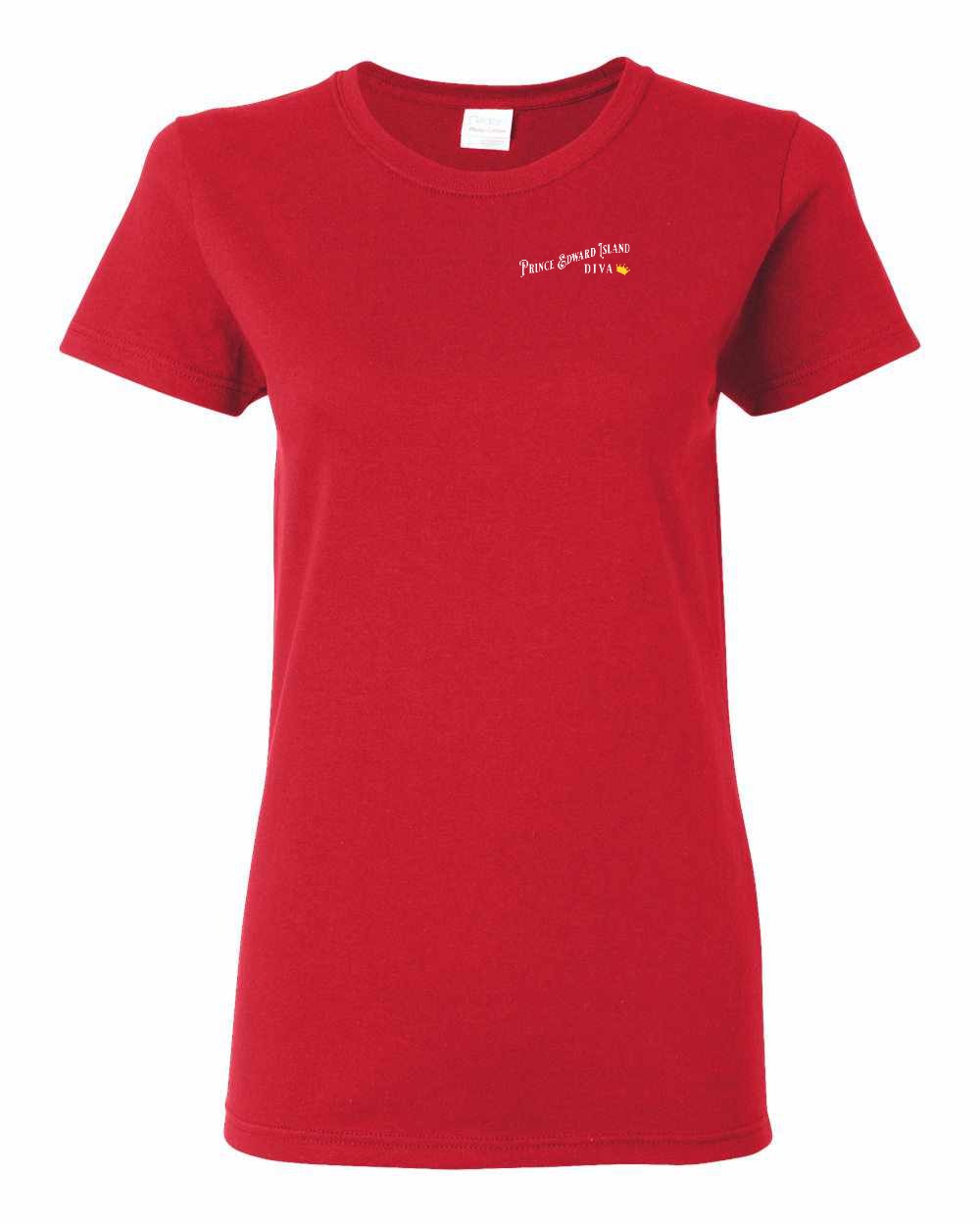 PEI Diva Left Chest Women's Tee
