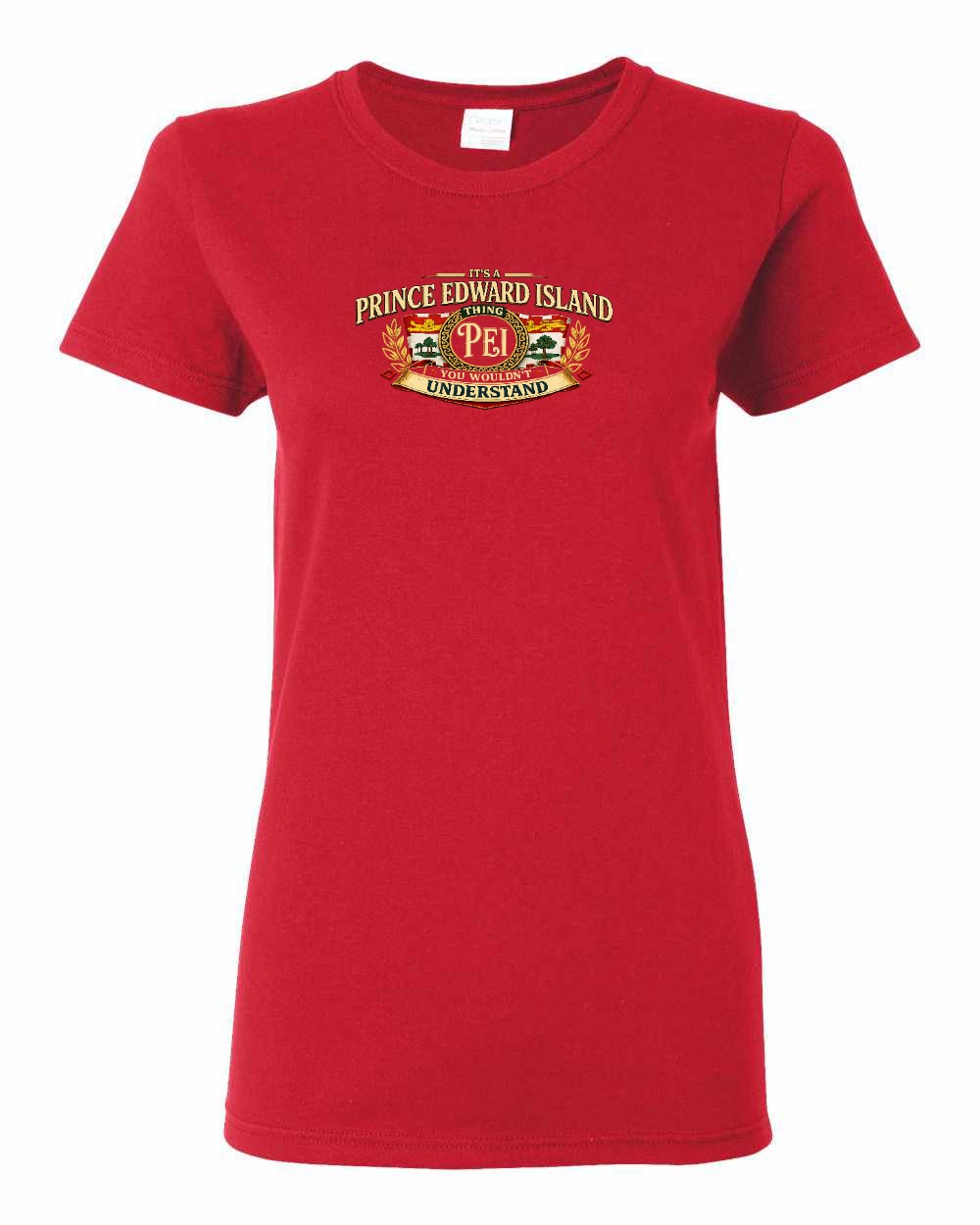 Pei Understand Women's Tee in Red
