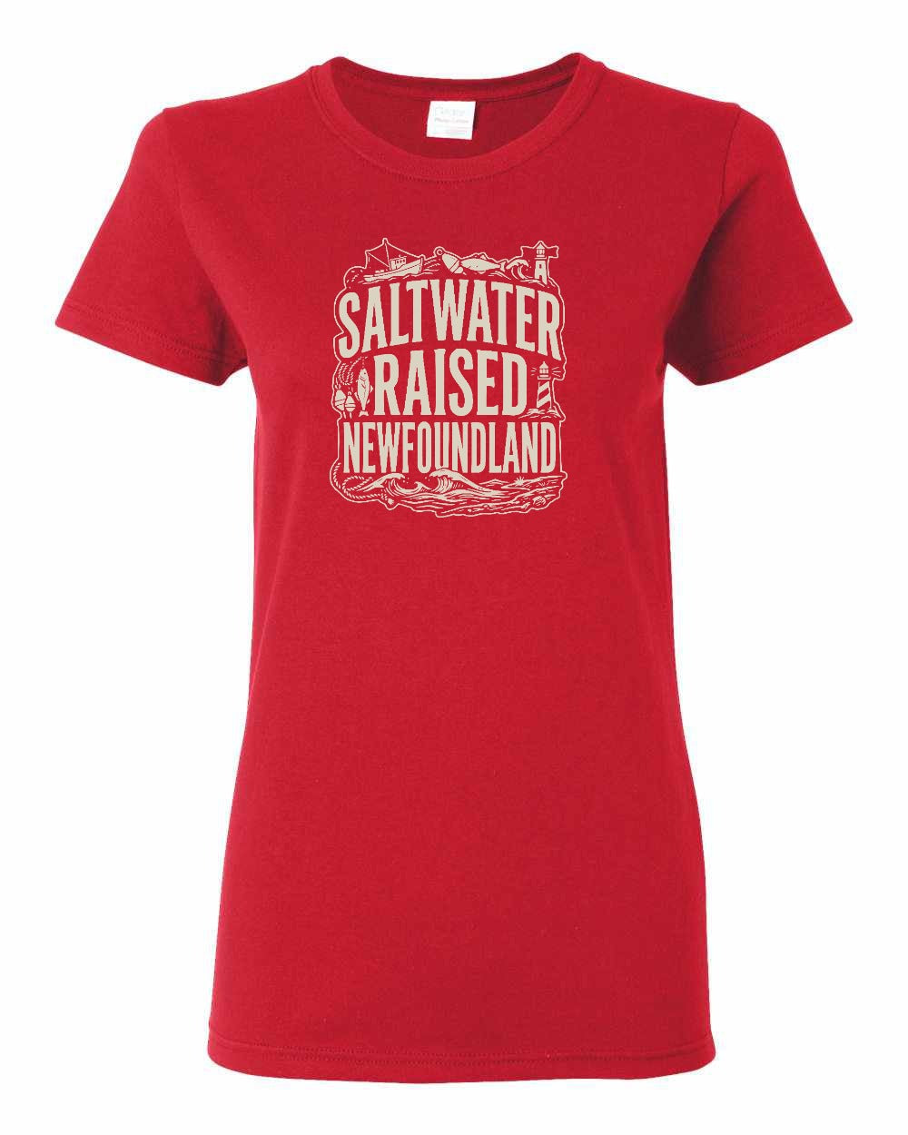 NFLD Saltwater Raised Folk Women's Tee