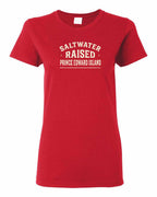 PEI Saltwater Raised Sign Women's Tee