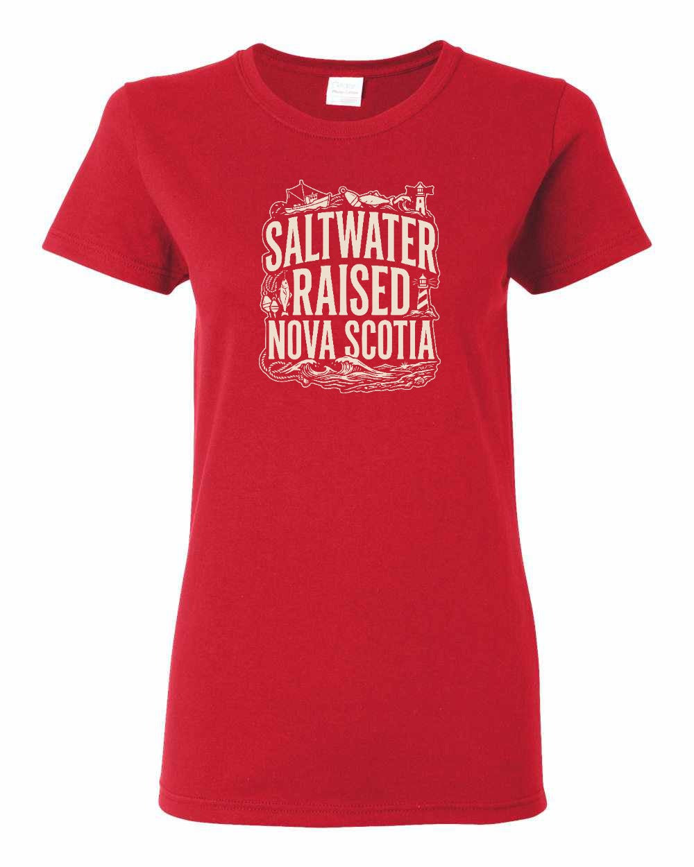 Saltwater Raised NS Folk Women's Tee