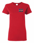 Saltwater Raised NS Left Chest and Back Women's Tee