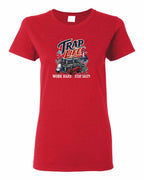 Trap Life Women's Tee in Red