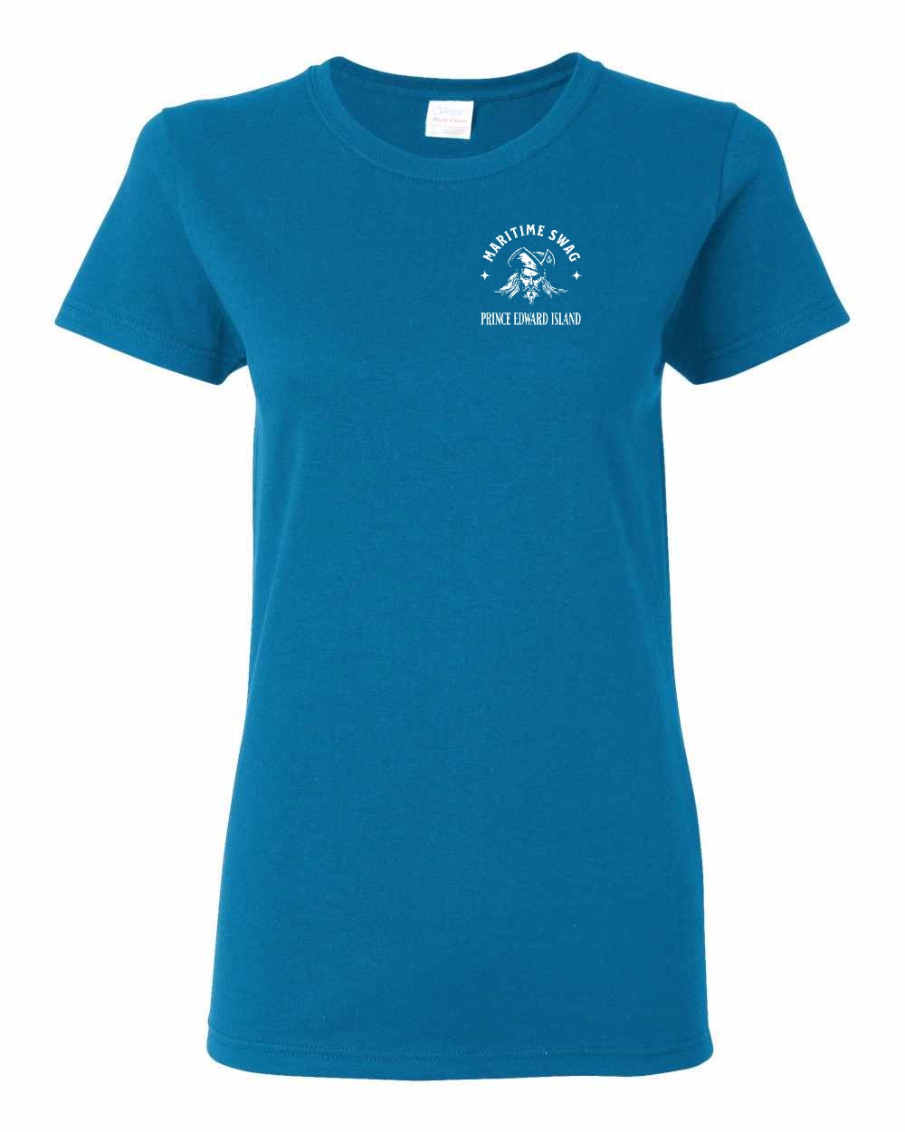 Maritime Swag PEI Pirate Left Chest Women's Tee
