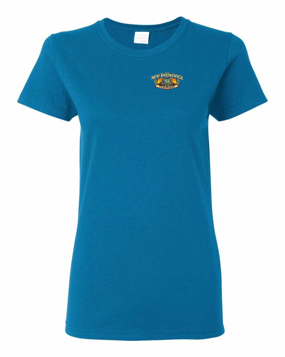 Nb Understand Left Chest and Back Women's Tee in Sapphire
