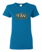 The Tav Garment Women's Tee in Sapphire