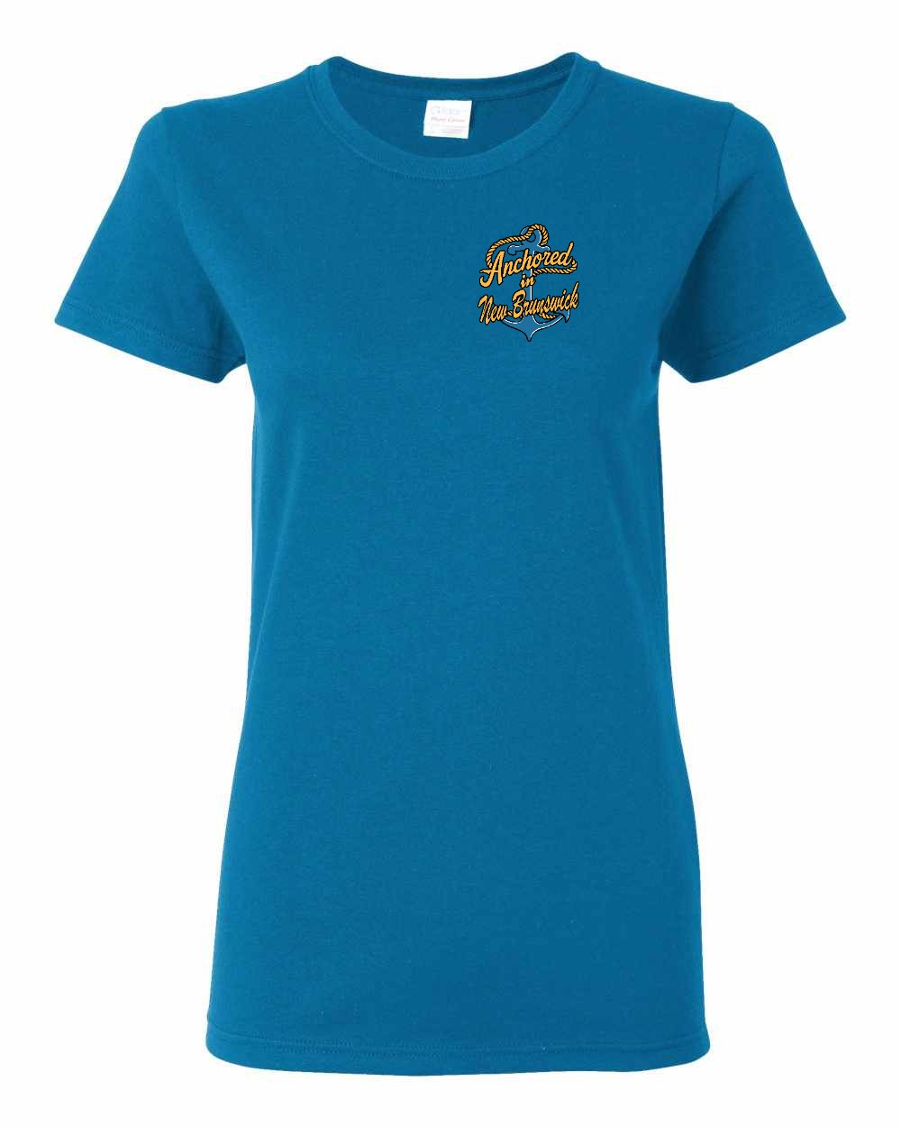 Anchored in NB Left Chest Women's Tee