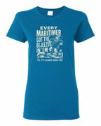 Bejezus Women's Tee in Sapphire
