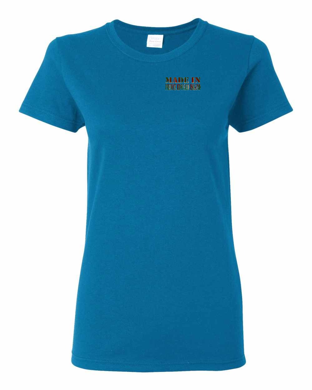 Made in PEI Tartan Left Chest Women's Tee