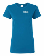 Made in PEI (White Lettering) Left Chest Women's Tee