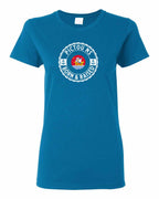 Pictou Born Raised Women's Tee in Sapphire