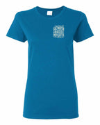 Saltwater Raised NS Folk Left Chest Women's Tee