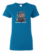 Trap Life Women's Tee in Sapphire