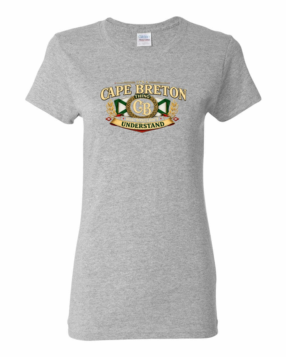Cb Understand Flag Women's Tee in Sport Grey