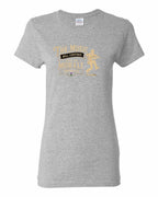 Muisic Will Continue Fiddle Women's Tee in Sport Grey