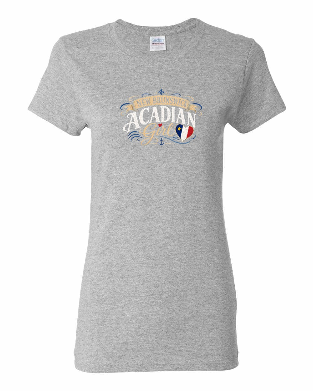 Nb Acadian Girl Women's Tee in Sport Grey