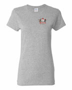 We Tried Nice New Left Chest and Back Women's Tee in Sport Grey