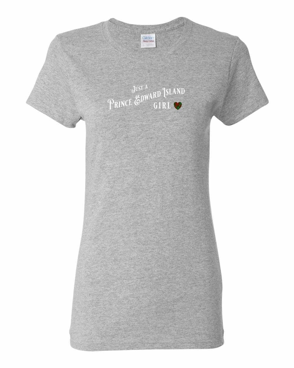 Just a PEI Girl tartan Women's Tee