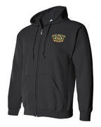 Cb Understand Flag Zip Hoodie in Black