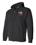 We Tried Nice New Left Chest Zip Hoodie in Black