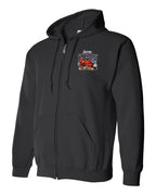 Sorry Im Crabby Zip Hoodie in Black