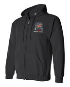 Trap Life Zip Hoodie in Black