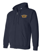 Nb Understand Left Chest Zip Hoodie in Navy