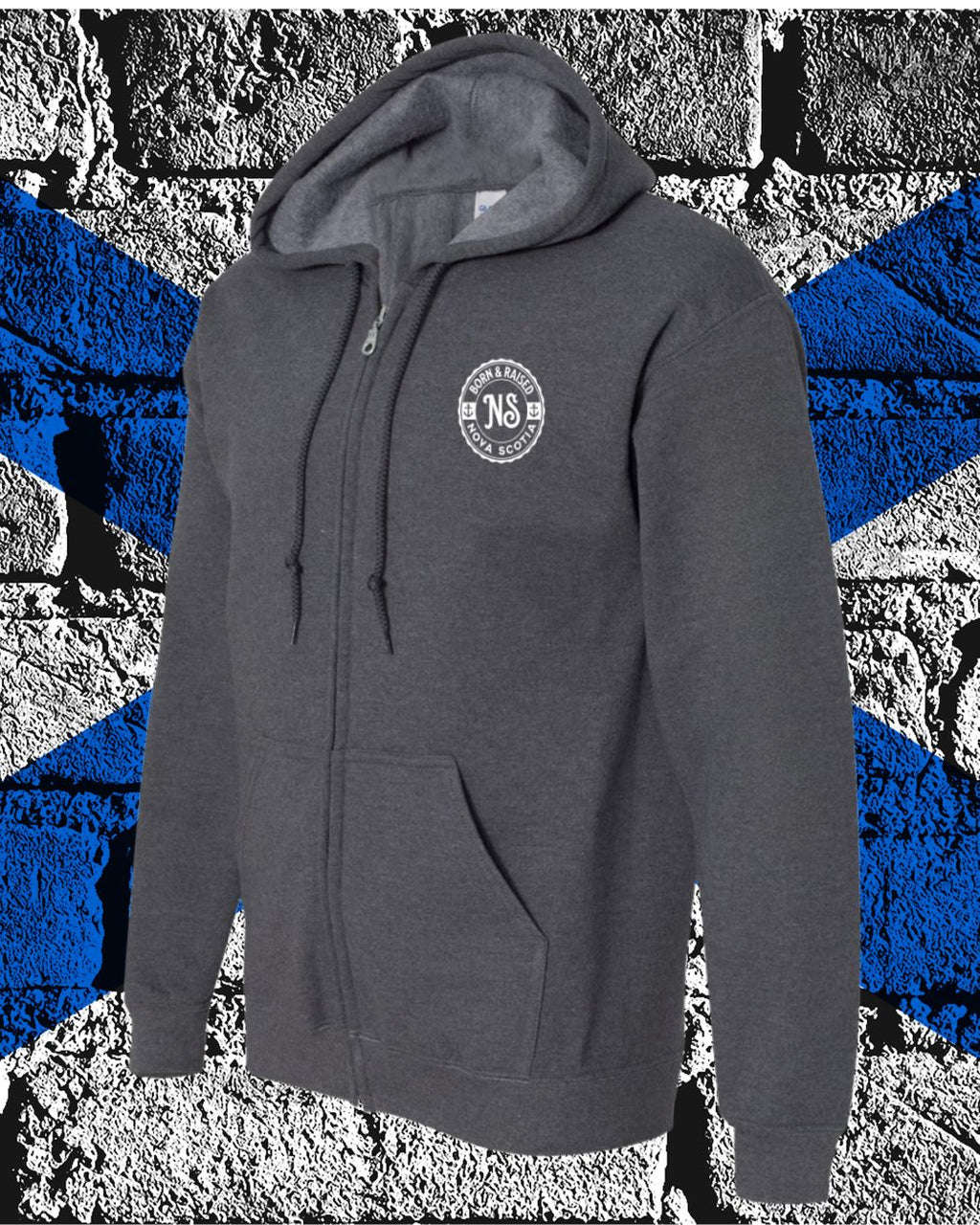 Born & Raised NS — Zip left chest - Unisex